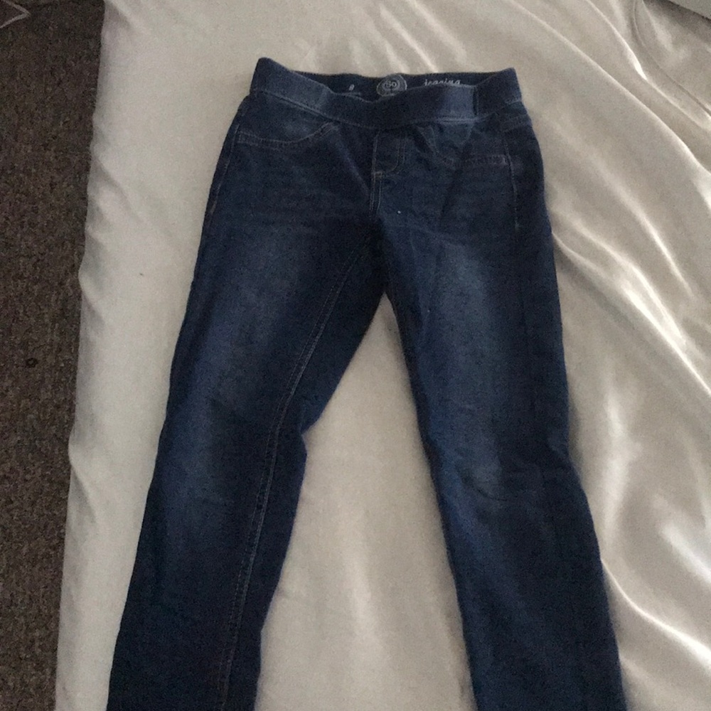 3 pack of blue jeggings